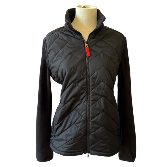 BOGNER FIRE + ICE QUILTED FLEECE FULL ZIP JACKET SHELL SKI SNOW ATHLETIC M - Picture 1 of 11